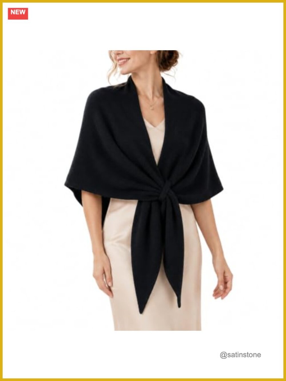 Women's Pashmina Triangle Shawl Wrap Cardigan Cape Knitted Sweater Scarf Travel